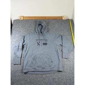 Northwestern Wildcats Hoodie Womens XL Gray Under Armour Sweatshirt Sweater